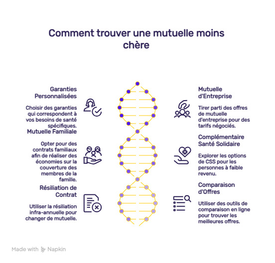 infographie prix mutuelle